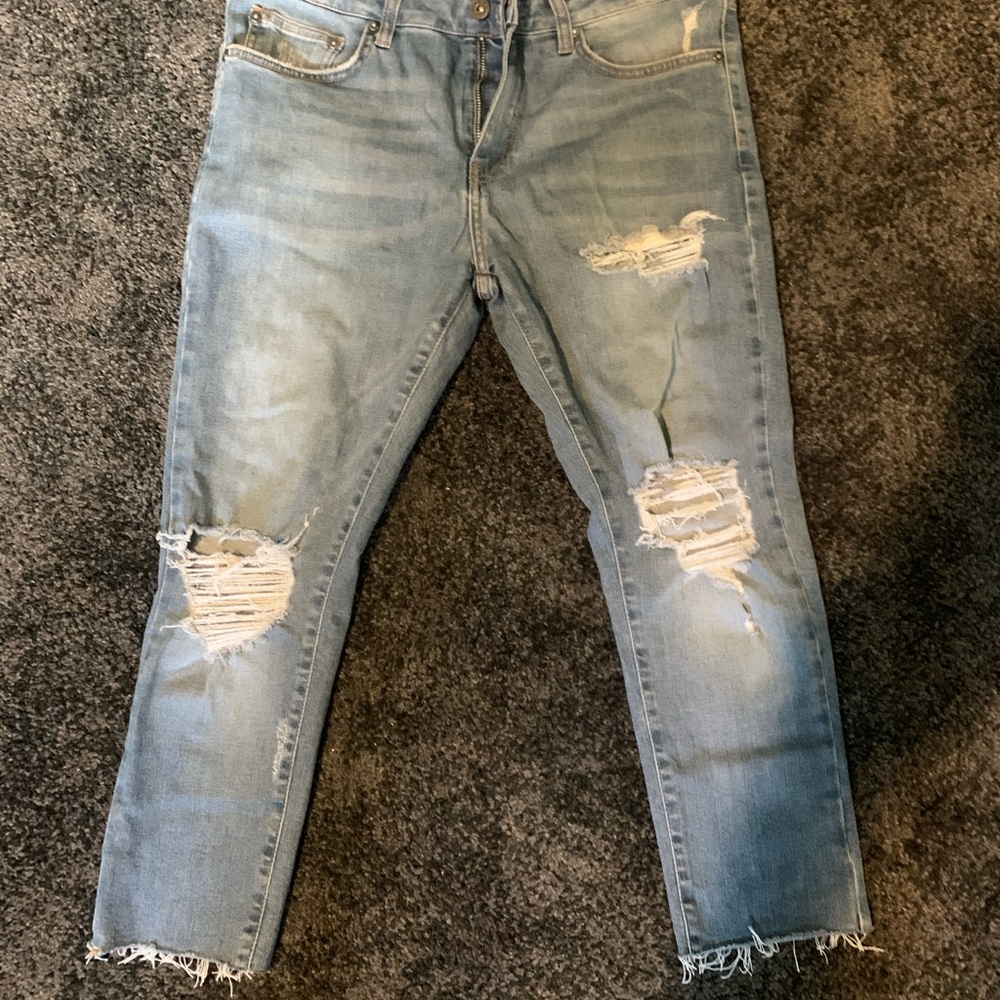 Skinny cropped jeans